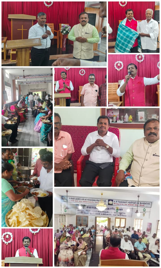 A donation was made to erode pastors meeting held on 7.7.2025